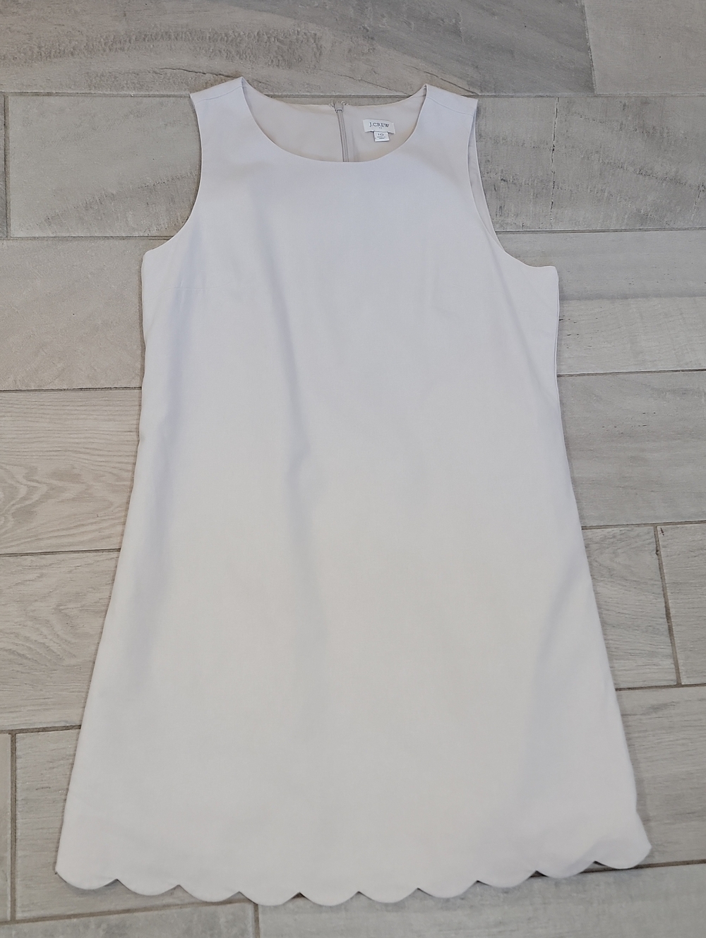 EUC JCrew Linen-Cotton Dress